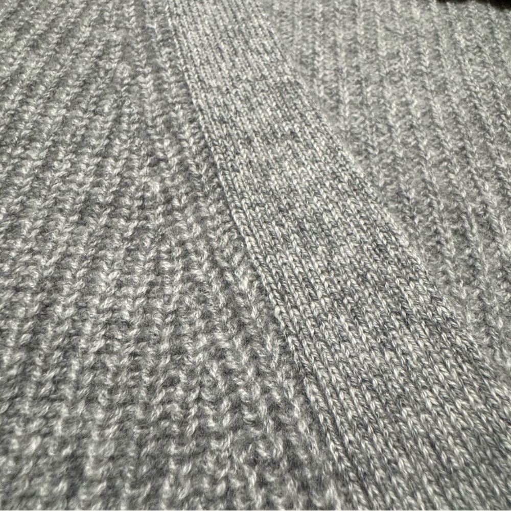 rag & bone Light Gray Ribbed Cardigan - Picture 6 of 14
